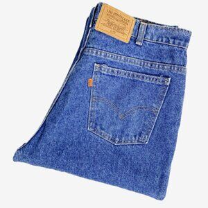 LEVI’s 619s Faded Medium Wash Jeans with Leather Patch Label / 34 waist / Medium